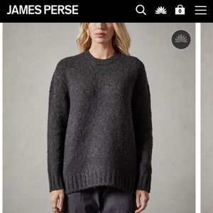 James Perse Summit Sweater in black